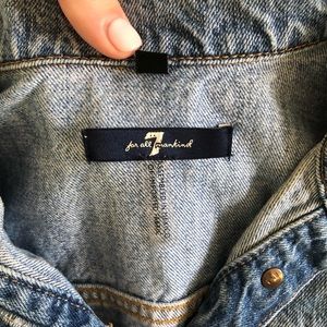 7 for all mankind denim dress. size xs
